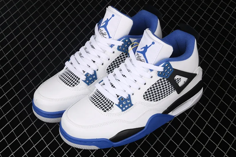 All categories Air Jordan Jordan series basketball shoes Air Jordan 4 G version Air Jordan 4 Retro AJ4 Joe 4 white and blue 308497-117